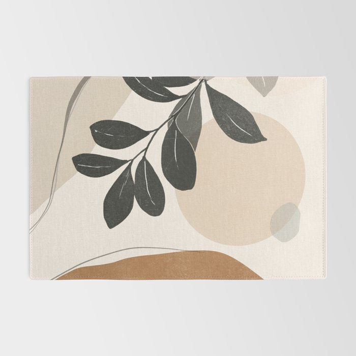 Abstract Art /Minimal Plant 22 Rug Gallery Image 2