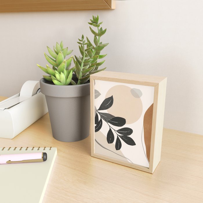 Abstract Art /Minimal Plant 22 Mini Art Print Gallery Image 2