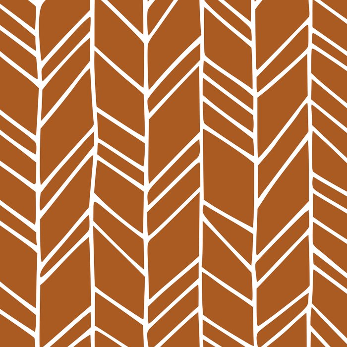 Rustic Herringbone in Clay Terracotta Coffee Mug Gallery Image 2