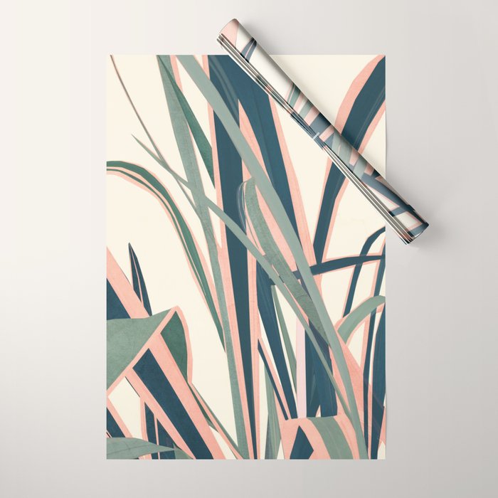 Colorful Plant Wrapping Paper Gallery Image 1