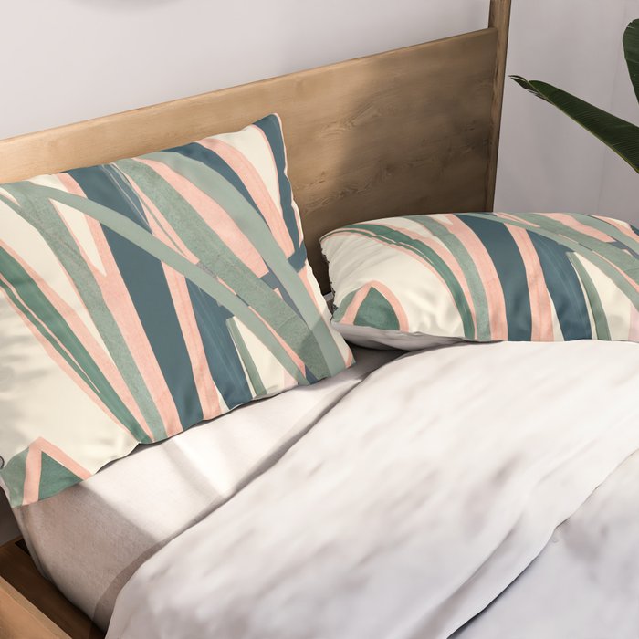 Colorful Plant Pillow Sham Gallery Image 2