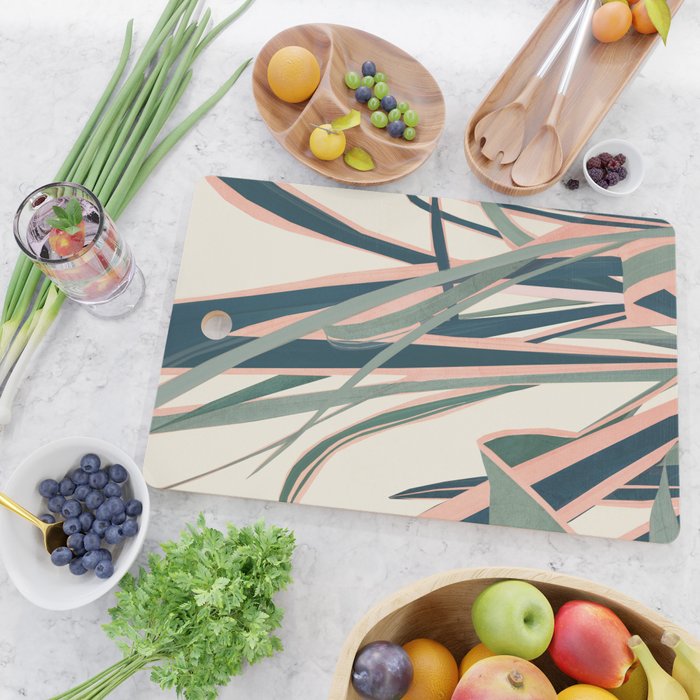 Colorful Plant Cutting Board Gallery Image 2