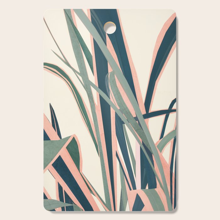 Colorful Plant Cutting Board Gallery Image 1
