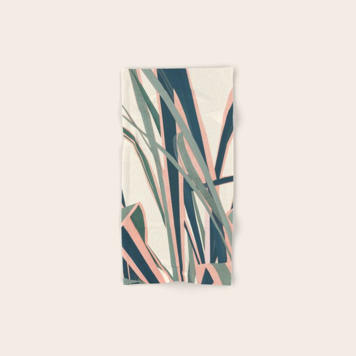 Colorful Plant Bath Towel Gallery Image 1