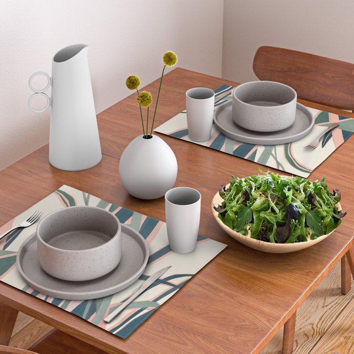 Colorful Plant Placemat Gallery Image 2