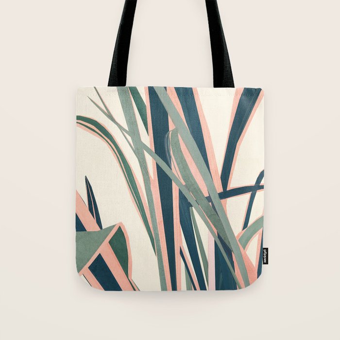 Colorful Plant Tote Bag Gallery Image 1