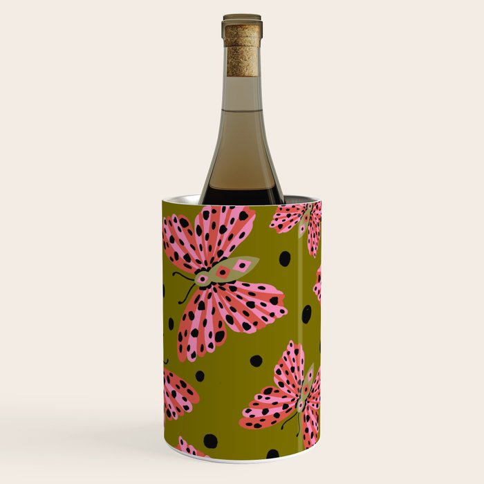 Vintage Butterfly Wine Chiller Gallery Image 3