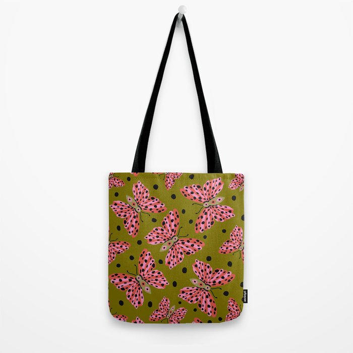 Vintage Butterfly Tote Bag Gallery Image 2
