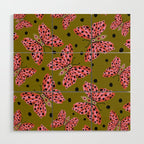 Vintage Butterfly Wood Wall Art Gallery Image 1
