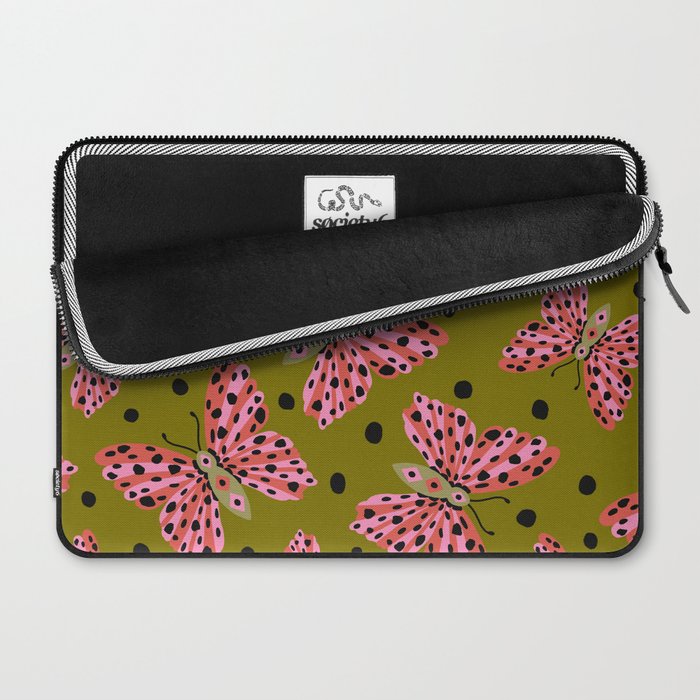 Vintage Butterfly Laptop Sleeve Gallery Image 2