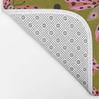 Vintage Butterfly Bath Mat Gallery Image 2
