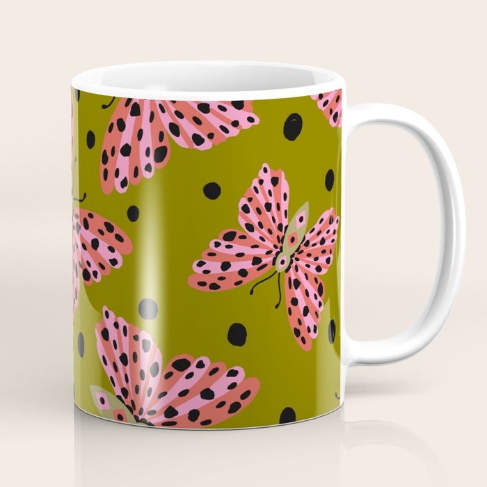 Vintage Butterfly Coffee Mug Gallery Image 1