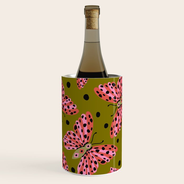 Vintage Butterfly Wine Chiller Gallery Image 1