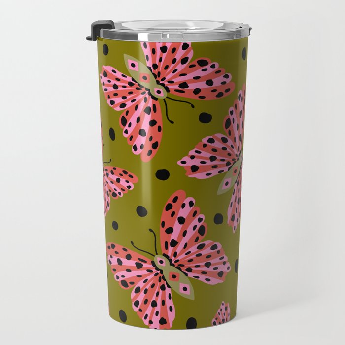 Vintage Butterfly Travel Mug Gallery Image 3