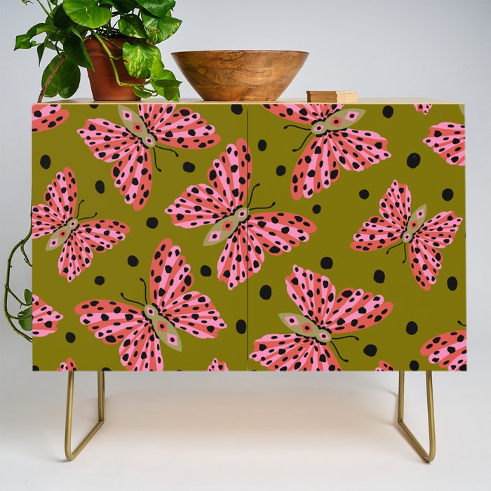 Vintage Butterfly Credenza Gallery Image 1