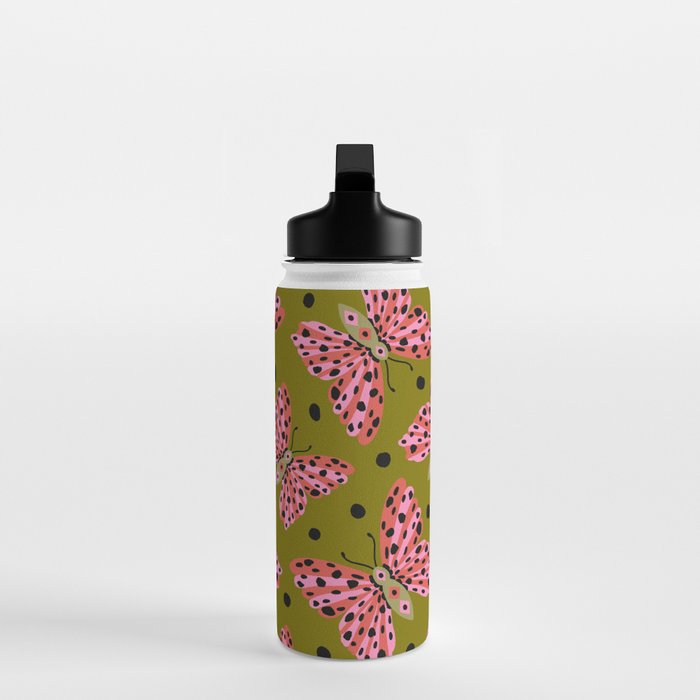 Vintage Butterfly Water Bottle Gallery Image 3