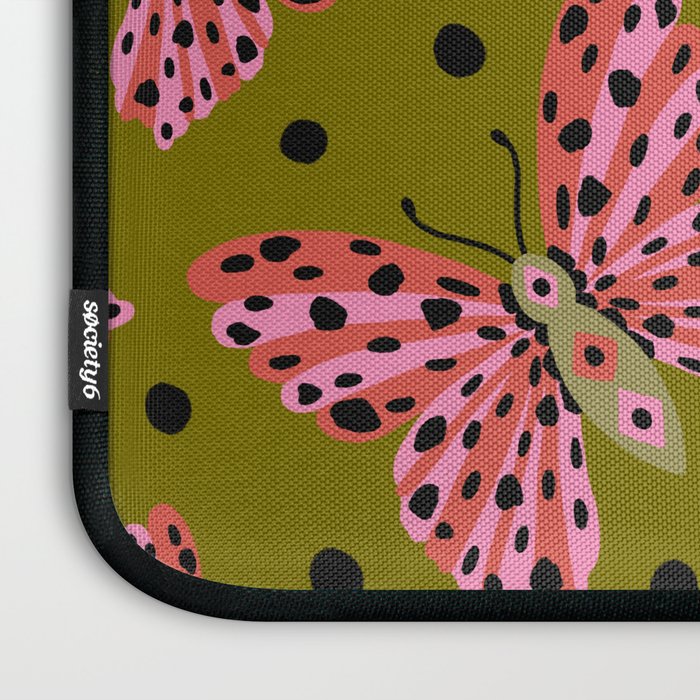 Vintage Butterfly Laptop Sleeve Gallery Image 3