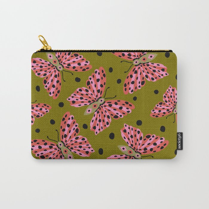Vintage Butterfly Carry All Pouch Gallery Image 1