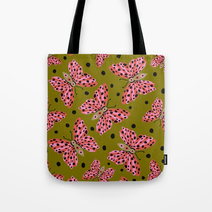 Vintage Butterfly Tote Bag Gallery Image 1