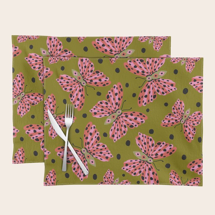 Vintage Butterfly Placemat Gallery Image 1
