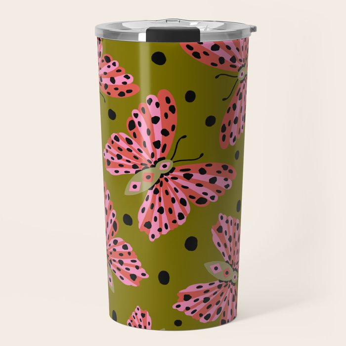 Vintage Butterfly Travel Mug Gallery Image 1
