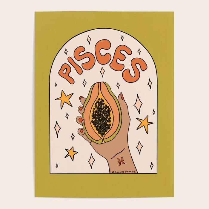 Pisces Papaya Poster Gallery Image 4