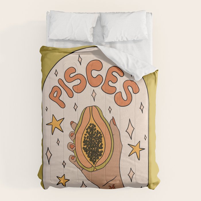 Pisces Papaya Comforter Gallery Image 1