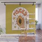 Pisces Papaya Wall Mural Gallery Image 1