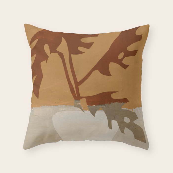 Plant Natural Throw Pillow Gallery Image 6