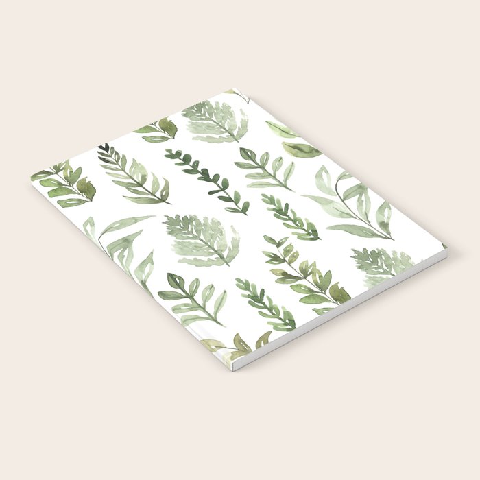 Watercolor leaves Notebook Gallery Image 2