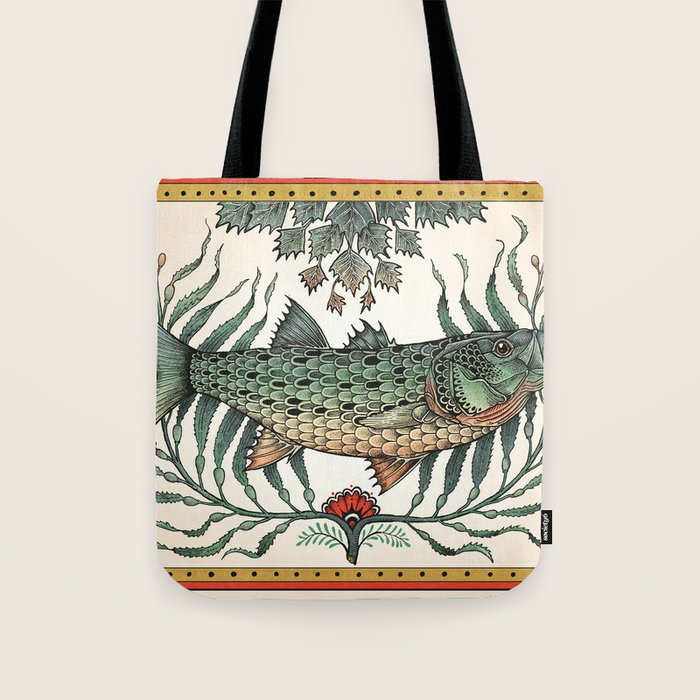 Striper in the Weeds Tote Bag Gallery Image 1