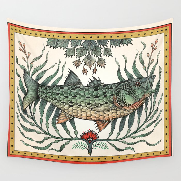 Striper in the Weeds Wall Tapestry Gallery Image 4