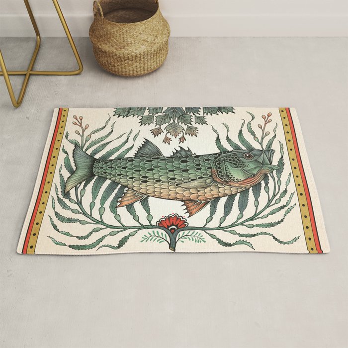 Striper in the Weeds Rug Gallery Image 1