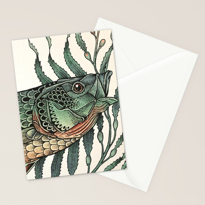 Striper in the Weeds Stationery Card Gallery Image 2
