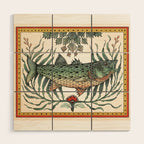 Striper in the Weeds Wood Wall Art Gallery Image 1