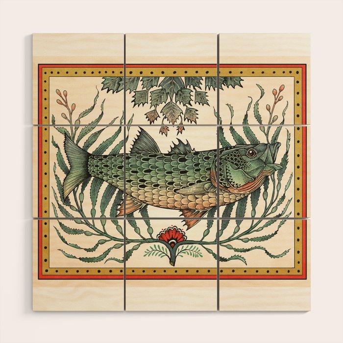 Striper in the Weeds Wood Wall Art Gallery Image 1