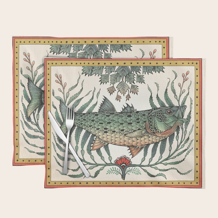 Striper in the Weeds Placemat Gallery Image 1