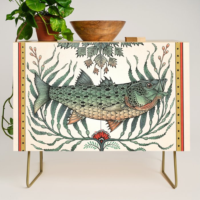 Striper in the Weeds Credenza Gallery Image 1