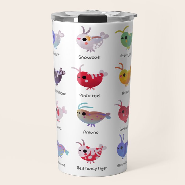 Freshwater shrimp - name Travel Mug Gallery Image 1
