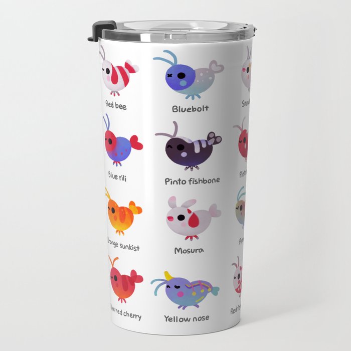 Freshwater shrimp - name Travel Mug Gallery Image 3
