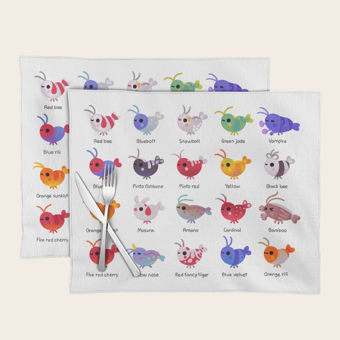 Freshwater shrimp - name Placemat Gallery Image 1