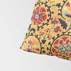Shakhrisyabz Suzani  Antique Uzbekistan Embroidery Print Pillow Sham Gallery Image 4