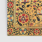 Shakhrisyabz Suzani  Antique Uzbekistan Embroidery Print Poster Gallery Image 3