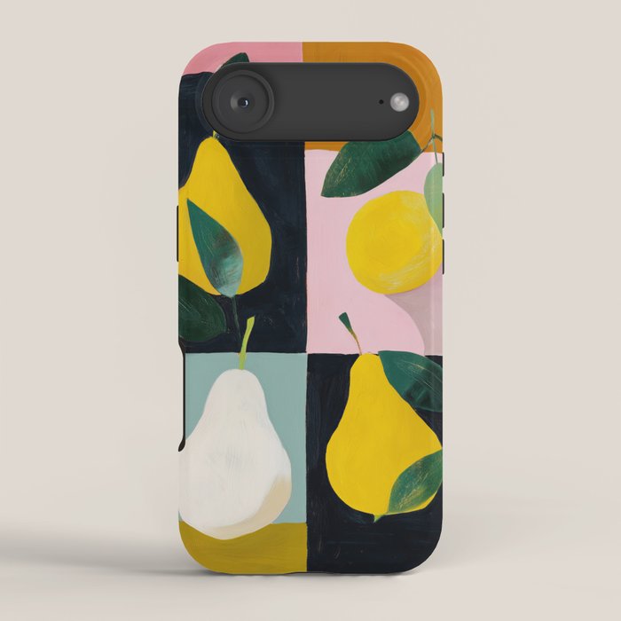 Modern Pears Still Life I iPhone Case Gallery Image 2