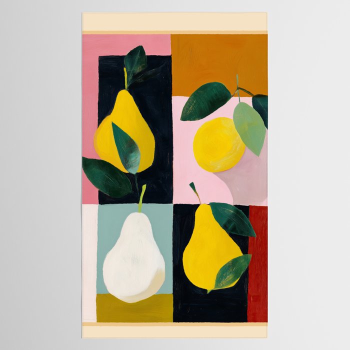 Modern Pears Still Life I Tablecloth Gallery Image 2