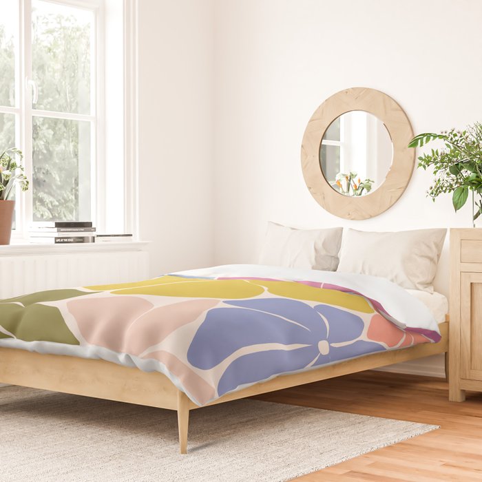 Carefree Blooms Duvet Cover Gallery Image 2