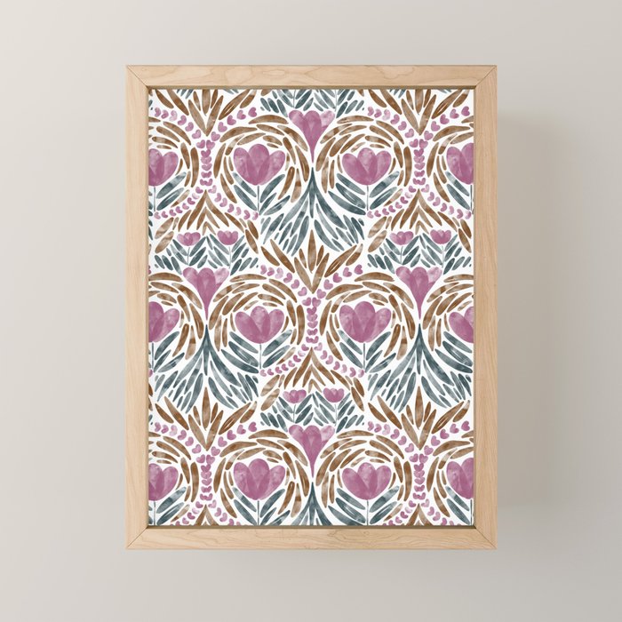 Floral Rhythm Botanic Mini Art Print Gallery Image 1
