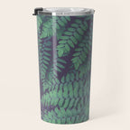 Green Woodland Fern forest leaf nature photograph Travel Mug Gallery Image 3