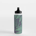Green Woodland Fern forest leaf nature photograph Water Bottle Gallery Image 3