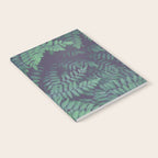 Green Woodland Fern forest leaf nature photograph Notebook Gallery Image 2